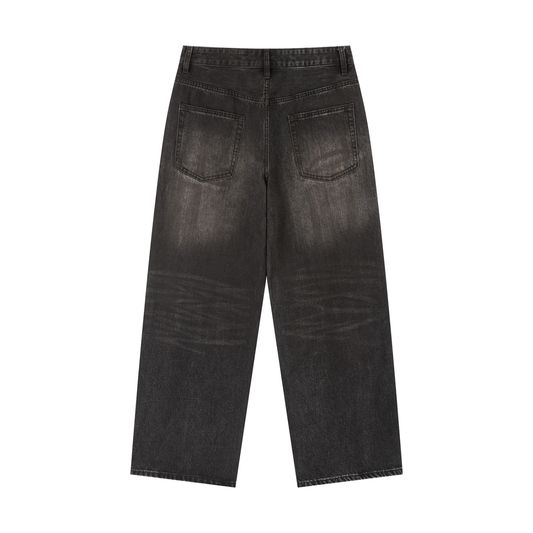 Vintage Wash Heavyweight Denim Jeans - MF Clothing