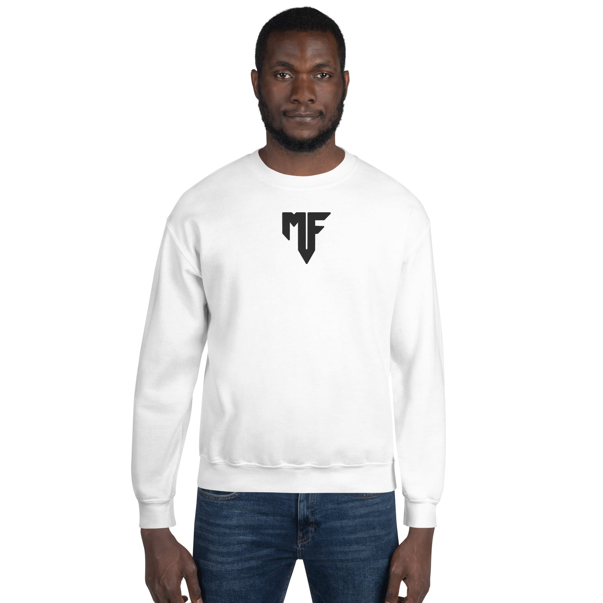 Unisex MF Central Embroidered Sweatshirt - Light Colours - MF Clothing