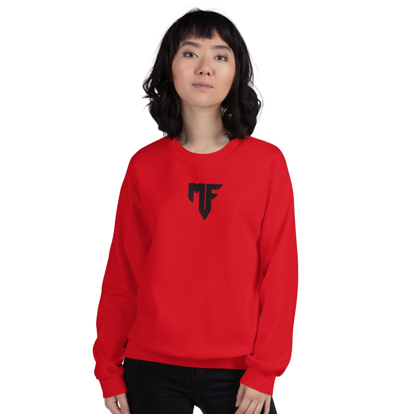 Unisex MF Central Embroidered Sweatshirt - Light Colours - MF Clothing